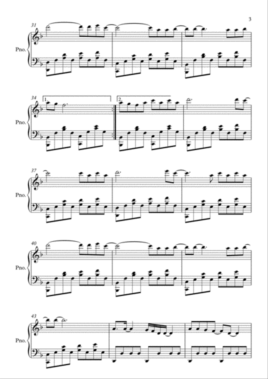 Rolling In The Deep Rolling In The Deep Piano Solo scores gallery preview page 3