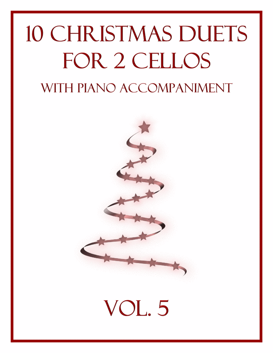 10 Christmas Duets for 2 Cellos with Piano Accompaniment (Vol. 5) image number null