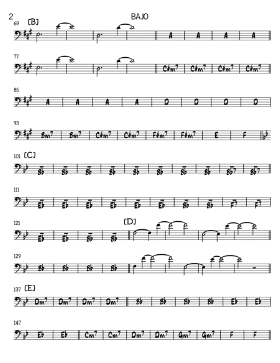 MEDIAS NEGRAS MEDIAS NEGRAS Jazz Ensemble scores gallery preview page 2