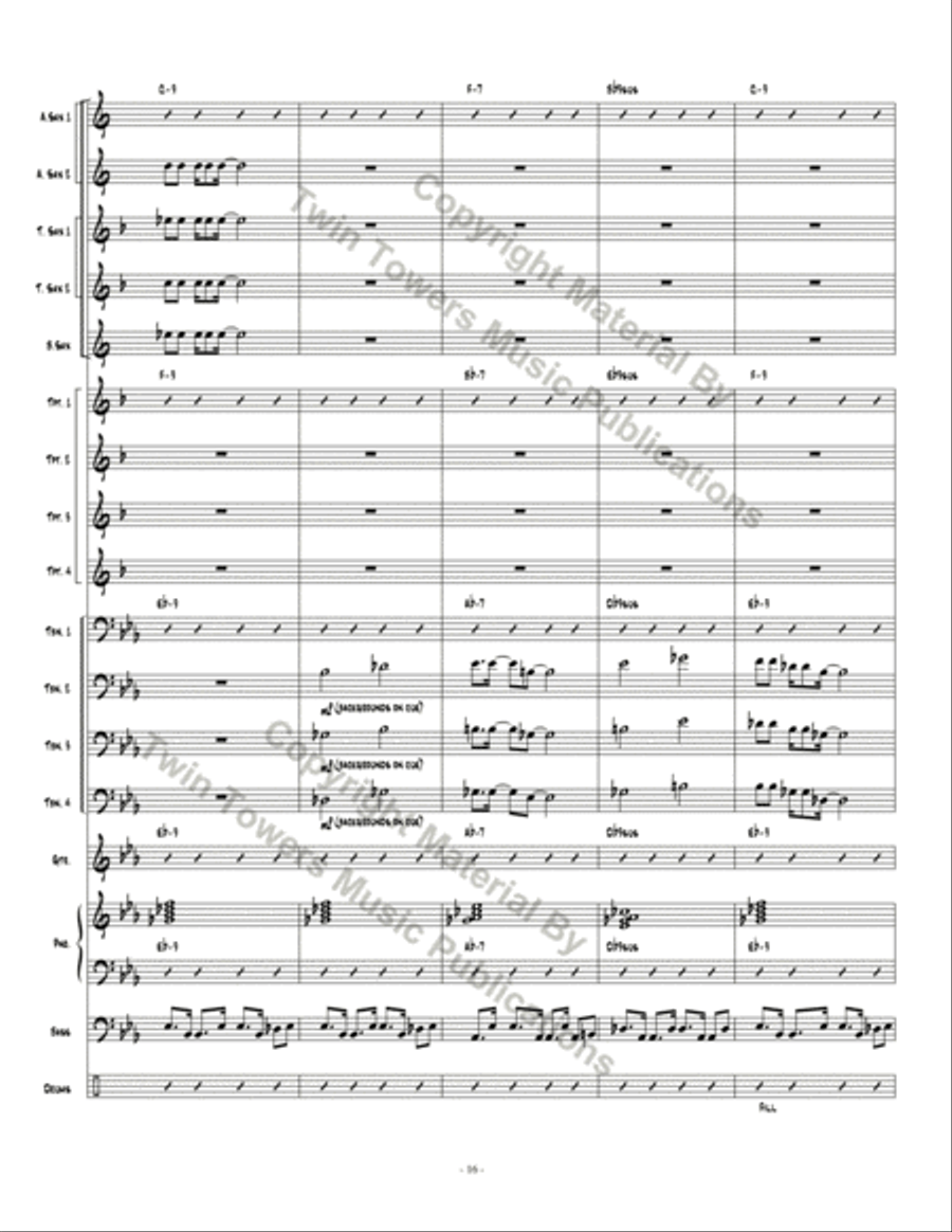 Summer Groove Jazz Ensemble scores gallery preview page 17
