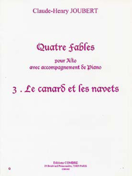 Fables (4) No. 3 Le Canard et les navets