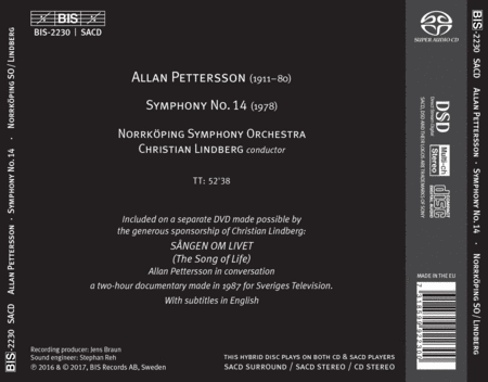 Pettersson: Symphony No. 14