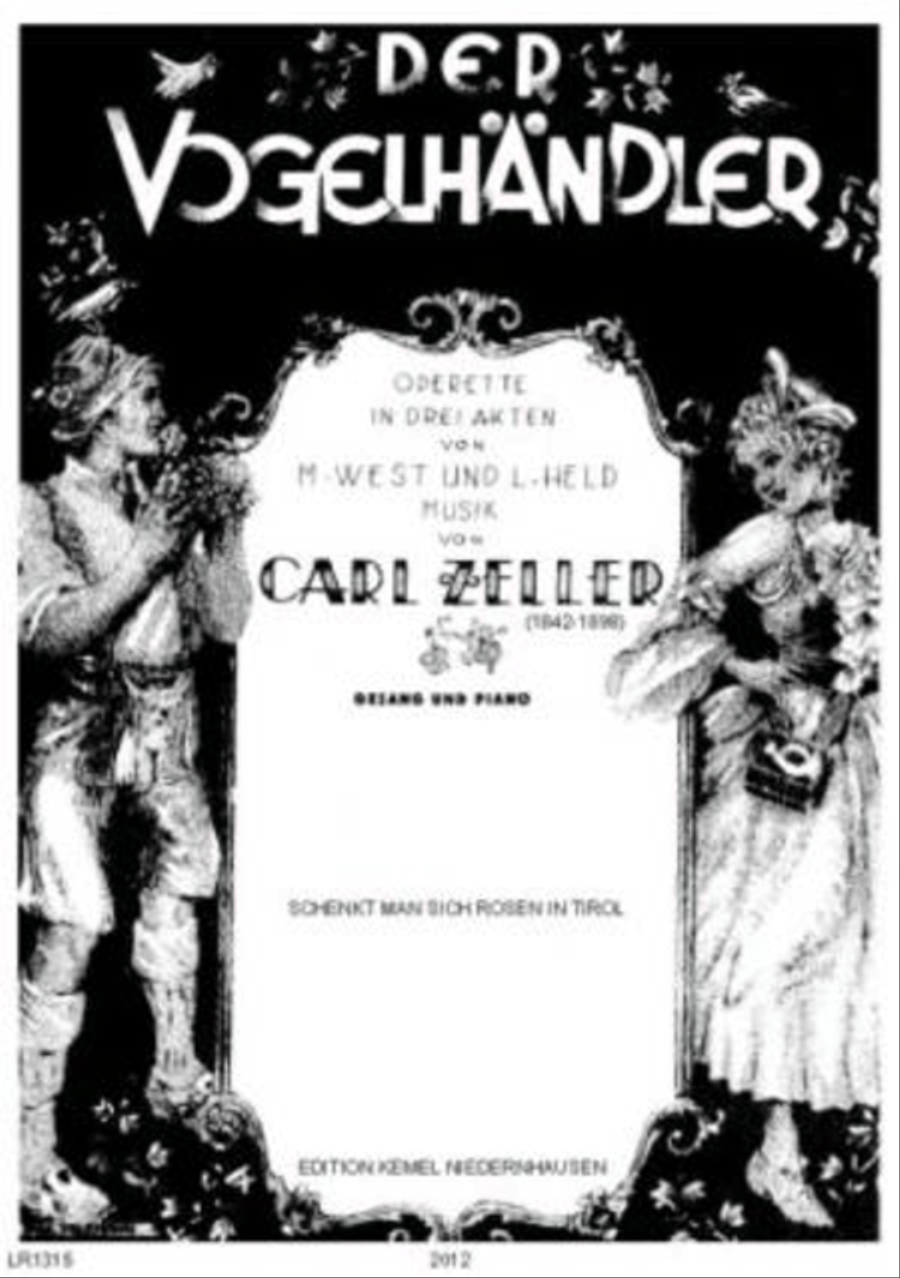Schenkt man sich Rosen in Tirol Voice Solo scores gallery preview page 1