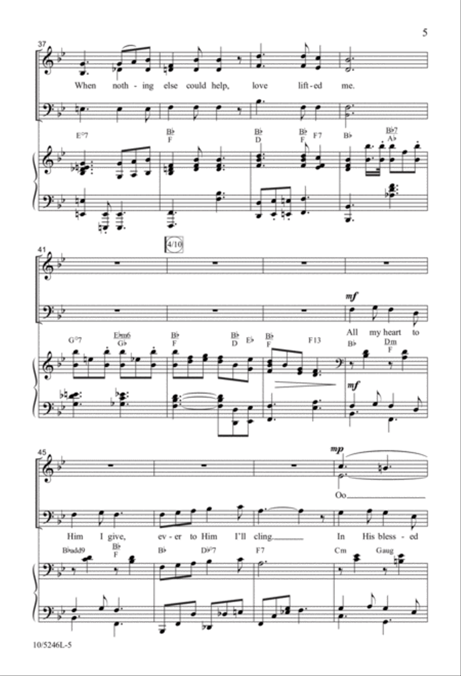Love Lifted Me 3-Part scores gallery preview page 5