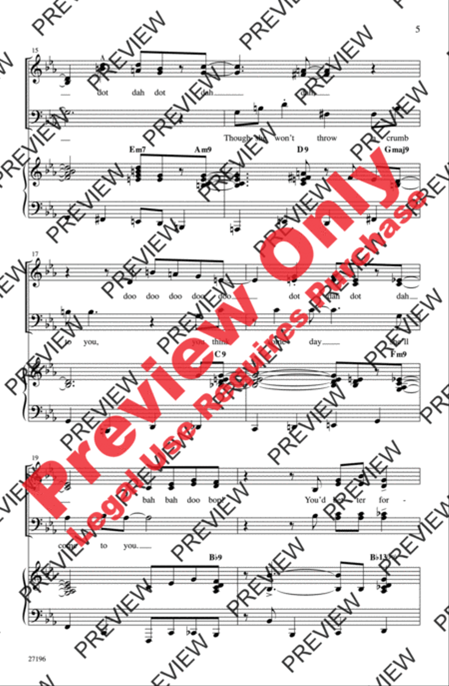 Hey There 4-Part scores gallery preview page 4