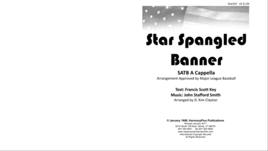 The Star Spangled Banner 4-Part scores gallery preview page 1