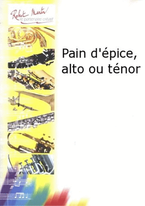 Book cover for Pain d'epice, alto ou tenor