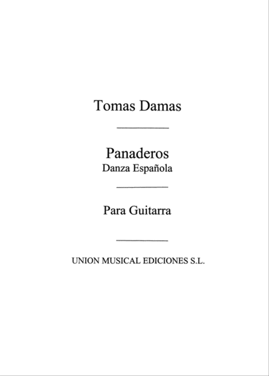 Panaderos Danza Espanola Acoustic Guitar scores gallery preview page 1