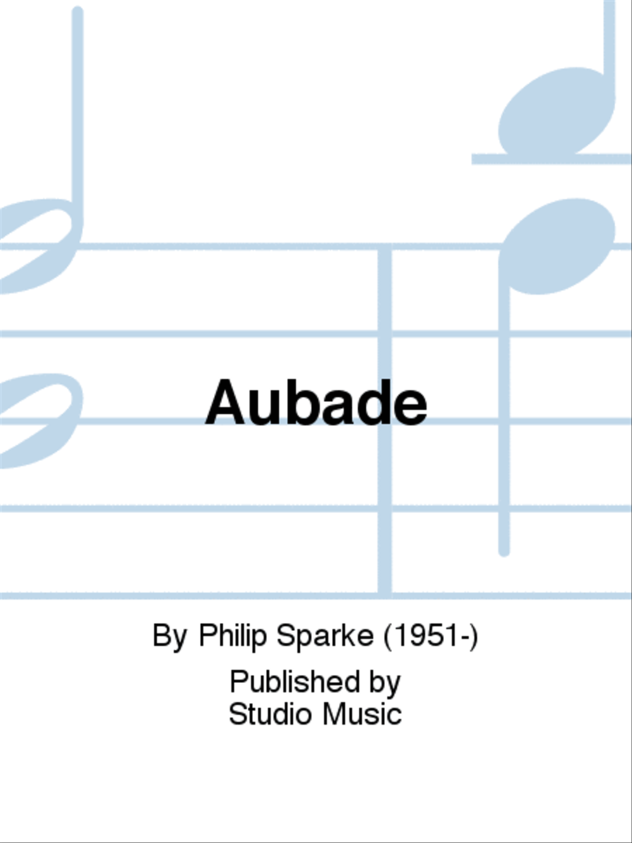 Aubade Aubade Euphonium scores gallery preview page 1