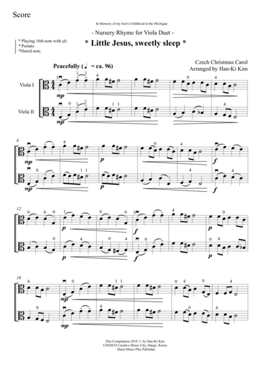Nursery Rhyme for Viola Duet Vol. I image number null