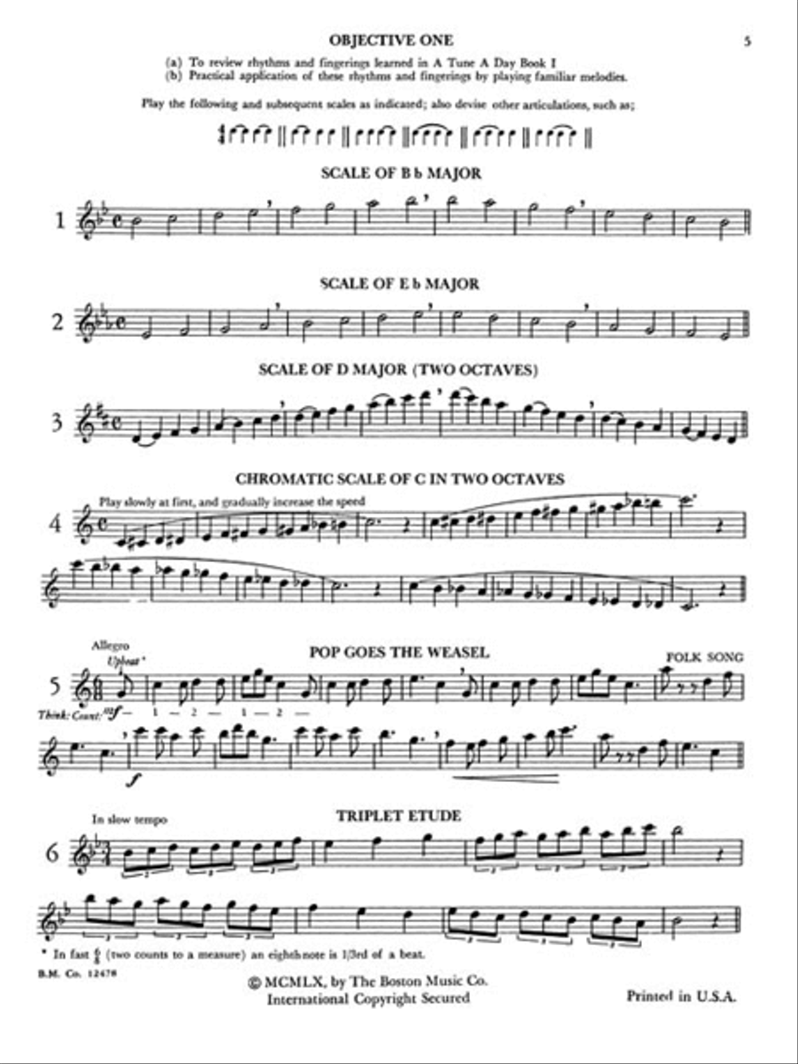 A Tune a Day – Flute Concert Band Methods scores gallery preview page 2