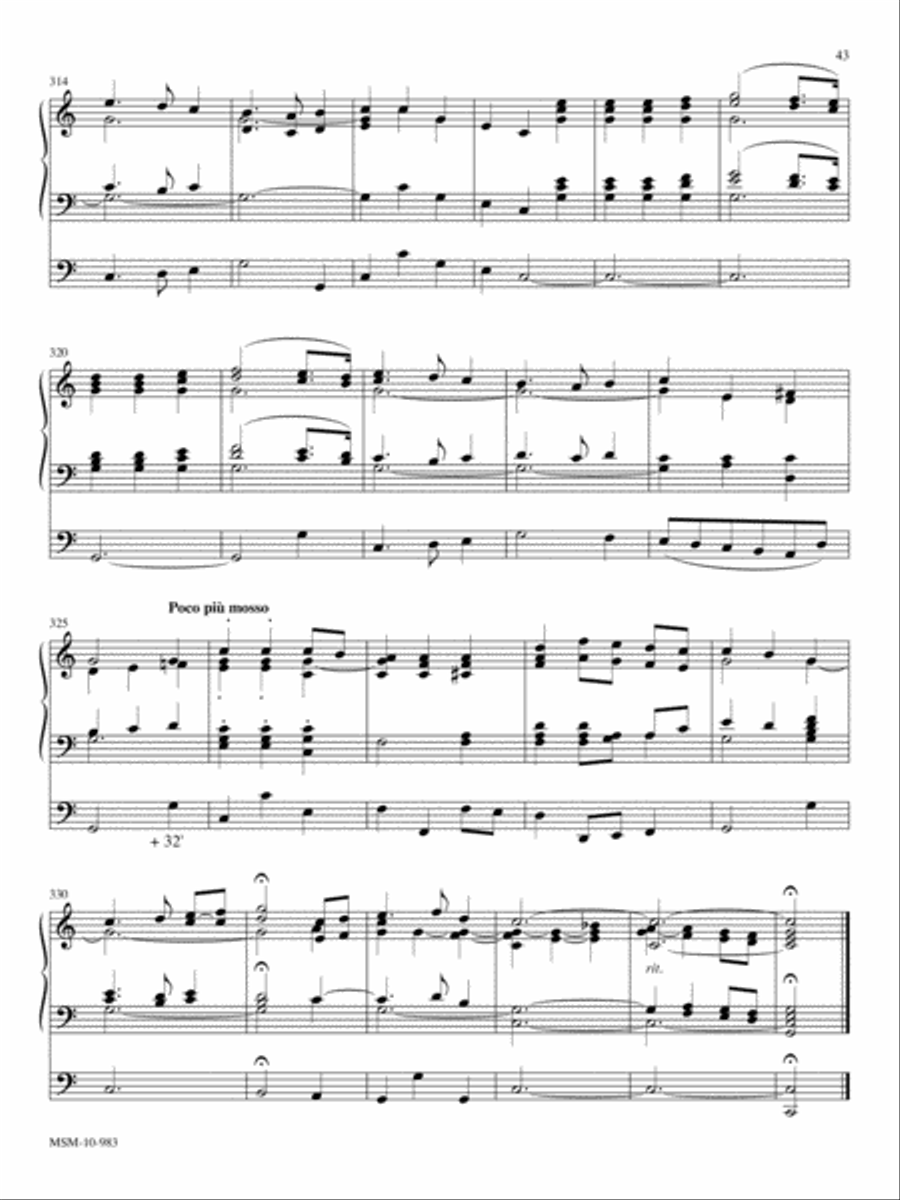America the Beautiful Five Patriotic Pieces for Organ Organ Solo scores gallery preview page 18