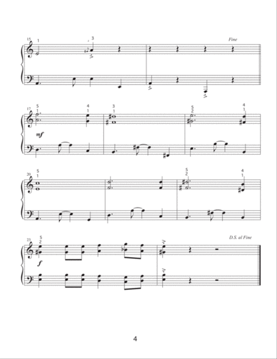 East of the Sahara Piano Solo scores gallery preview page 6