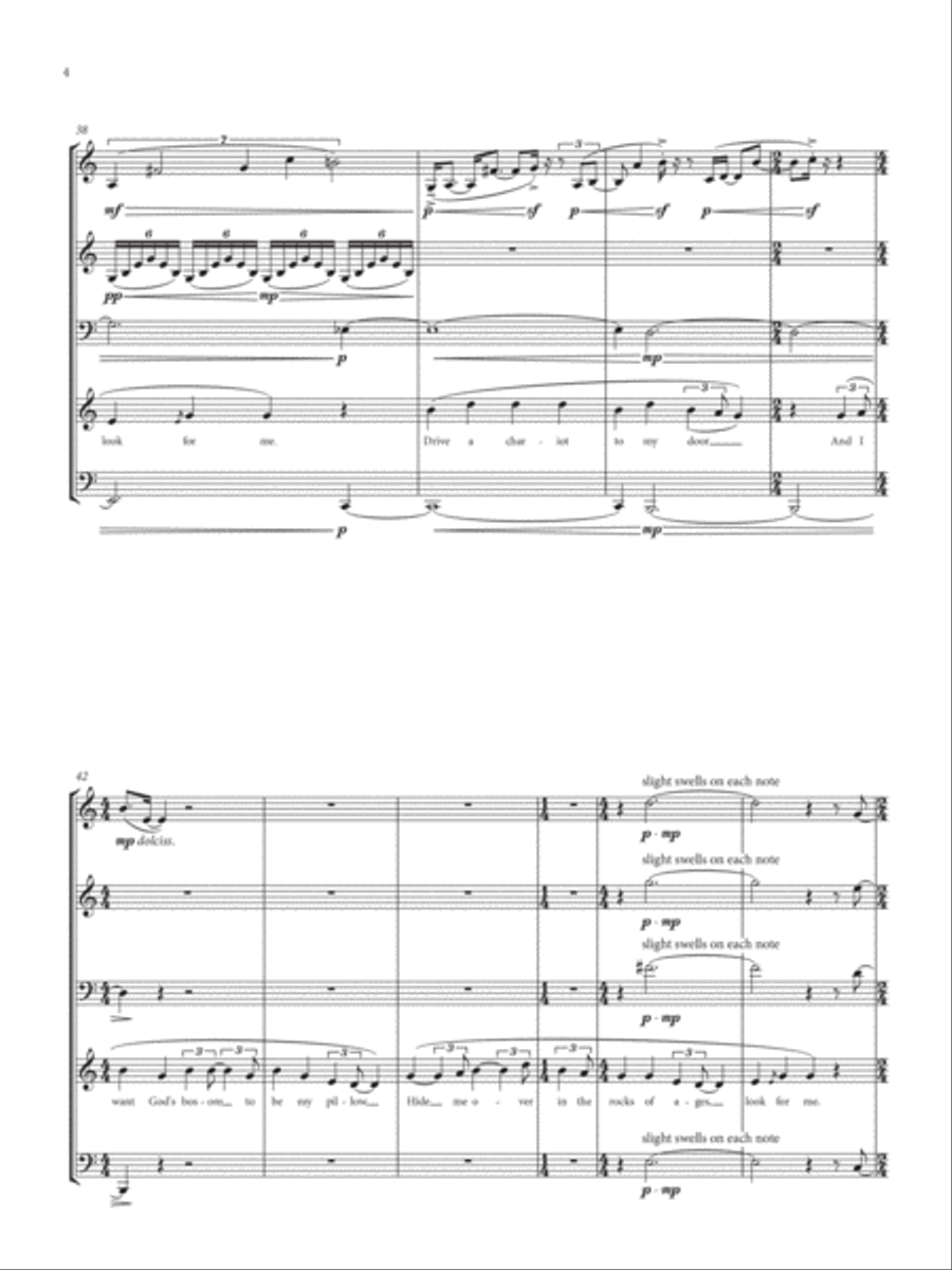 Look For Me (Score and Parts) Set of Parts scores gallery preview page 4