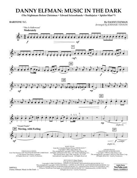 Danny Elfman: Music in the Dark - Baritone T.C.