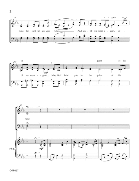 An Irish Blessing - Full Score and Vocal Parts image number null