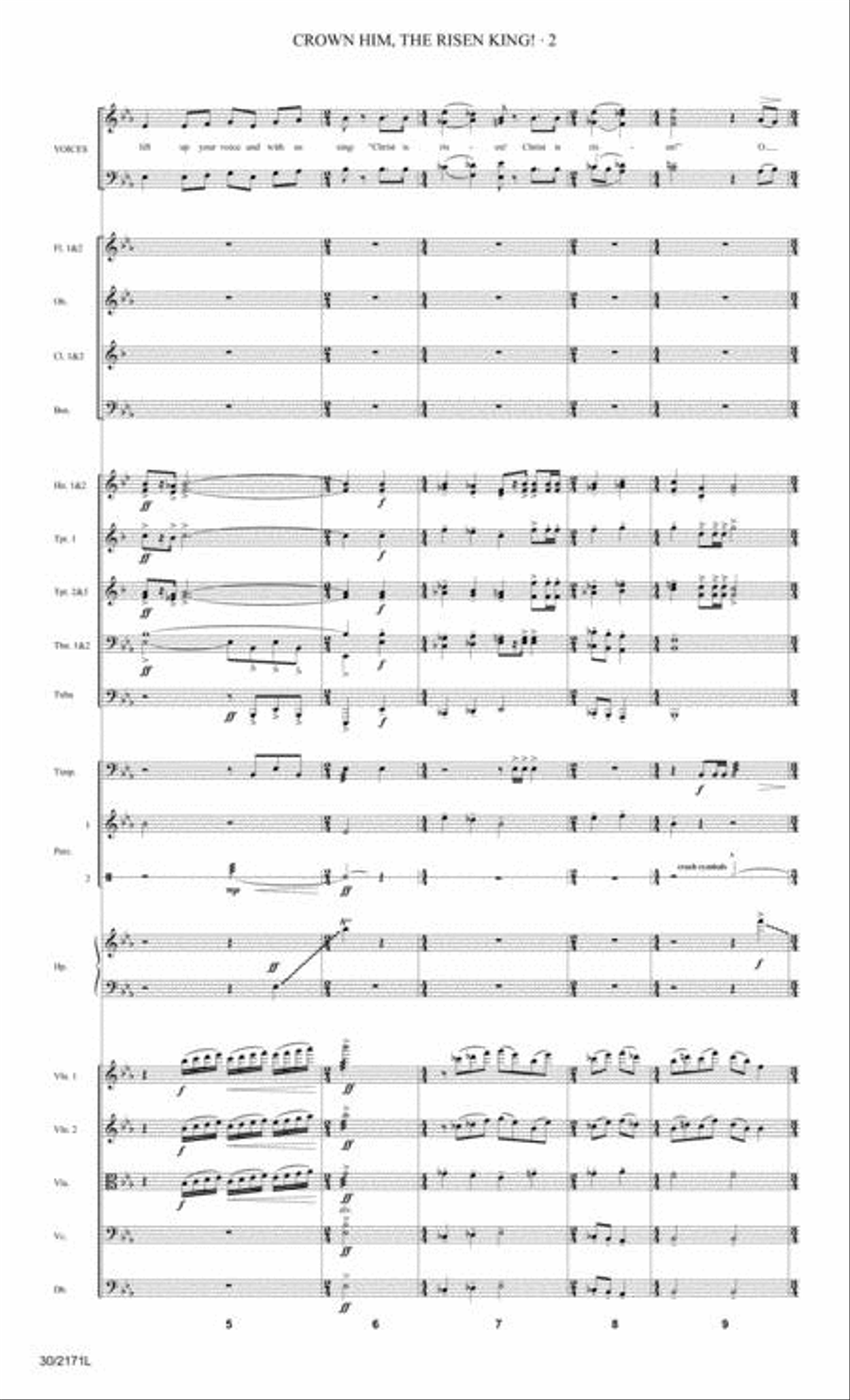 Crown Him, the Risen King! - Full Orchestra Score/Parts