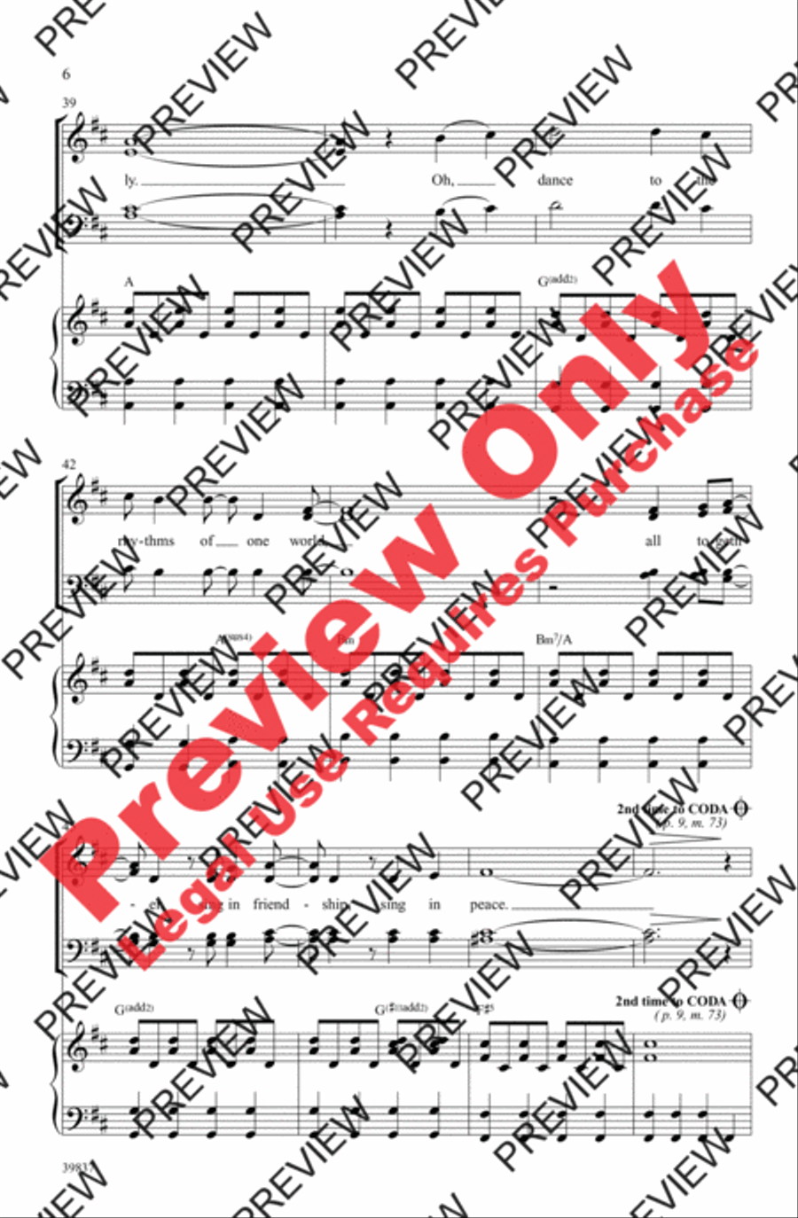 Rhythms of One World - SoundTrax CD (CD only) Choir scores gallery preview page 6