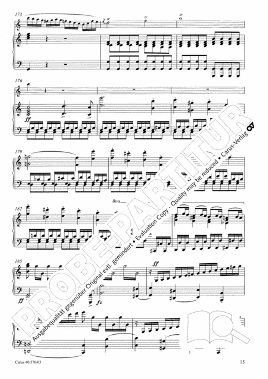 Oboe Concerto in A minor (Concerto per Oboe ed Orchestra in a) Clarinet scores gallery preview page 16