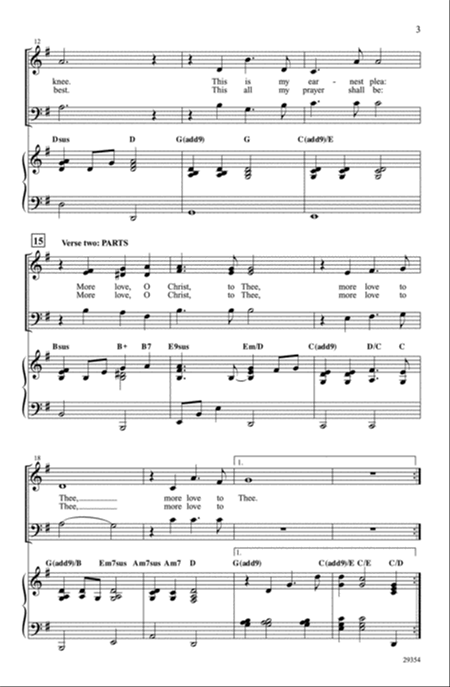 More Love to Thee 3-Part scores gallery preview page 3