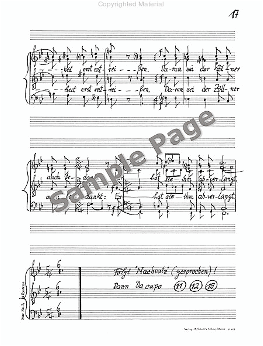 Legende Vom Weisen Score 4-Part scores gallery preview page 20