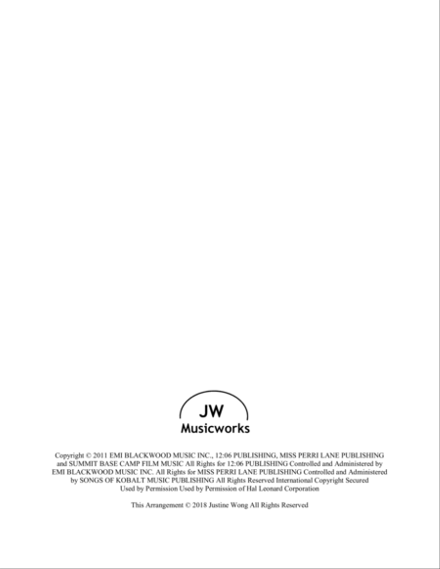 A Thousand Years Piano Solo scores gallery preview page 2