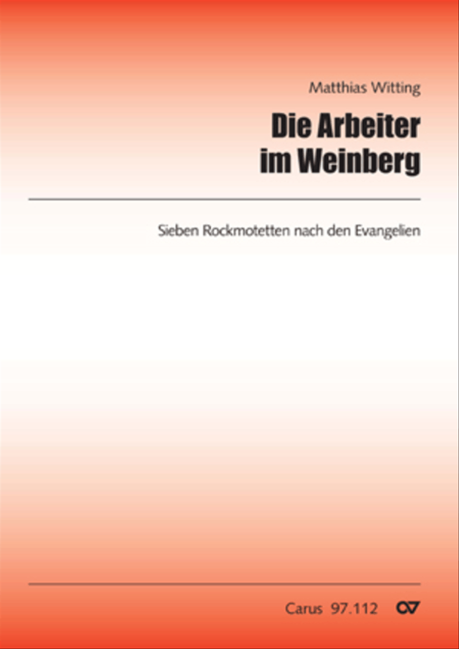 Die Arbeiter im Weinberg. Szenische Kantate 4-Part scores gallery preview page 1