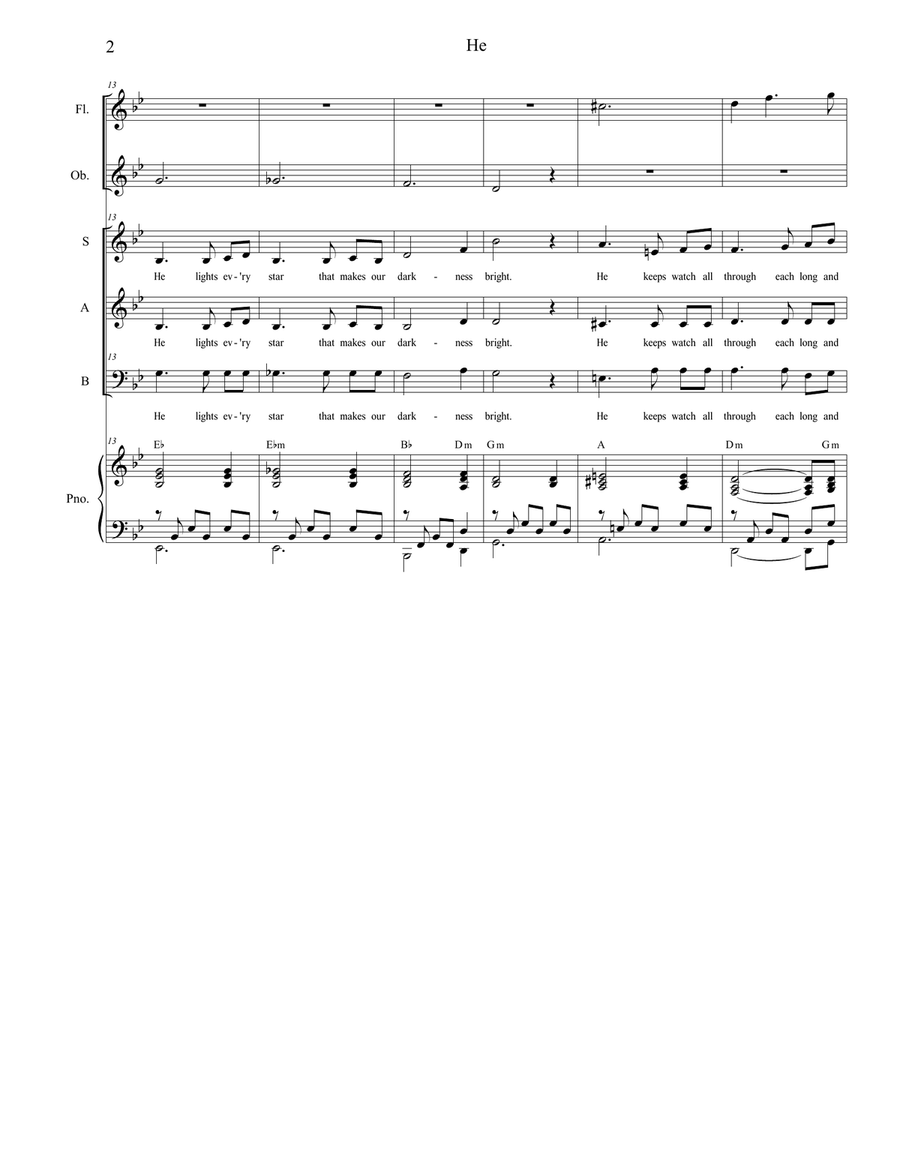 He 3-Part scores gallery preview page 2