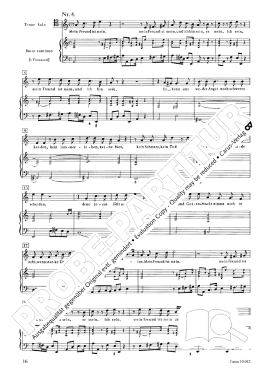 Mein Freund ist mein 4-Part scores gallery preview page 17