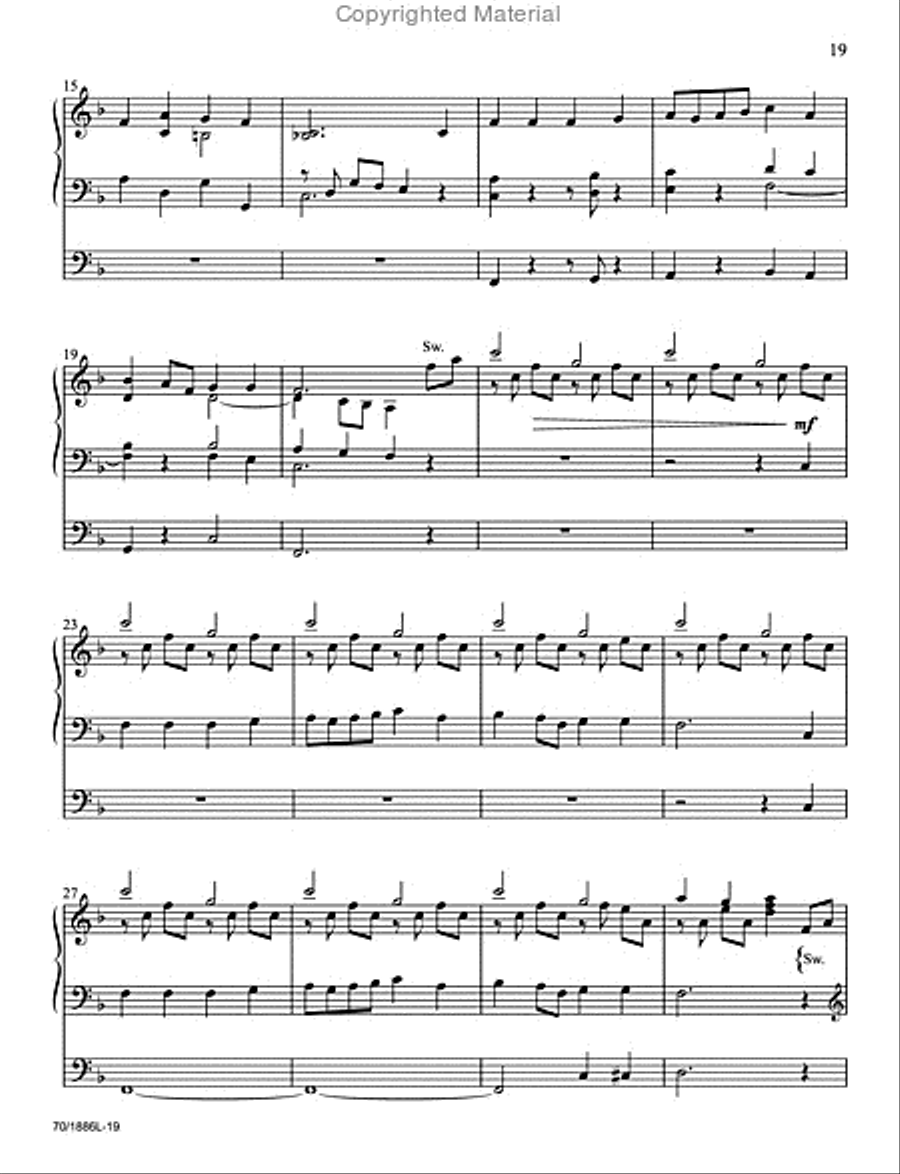 The Organist's Library, Vol. 56 Organ Solo scores gallery preview page 5