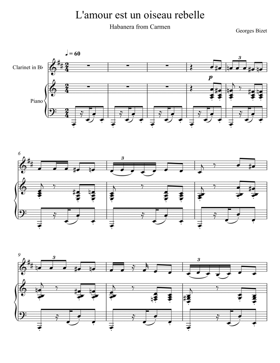 Georges Bizet- Habanera 