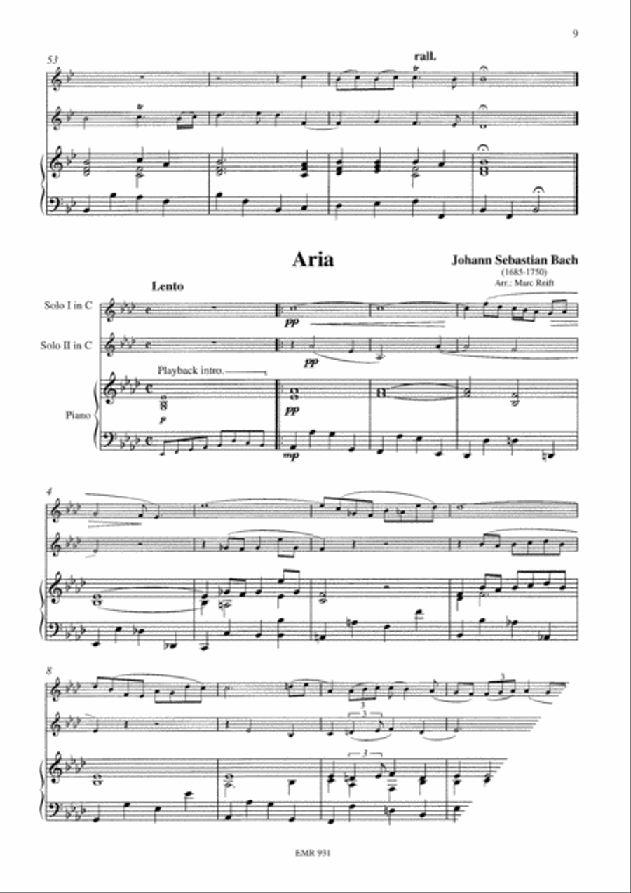 Wedding Music Brass Ensemble scores gallery preview page 5