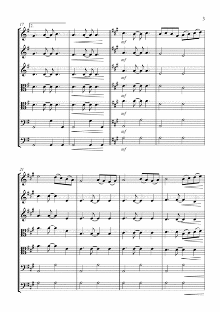 A Groovy Kind Of Love String Quartet scores gallery preview page 3