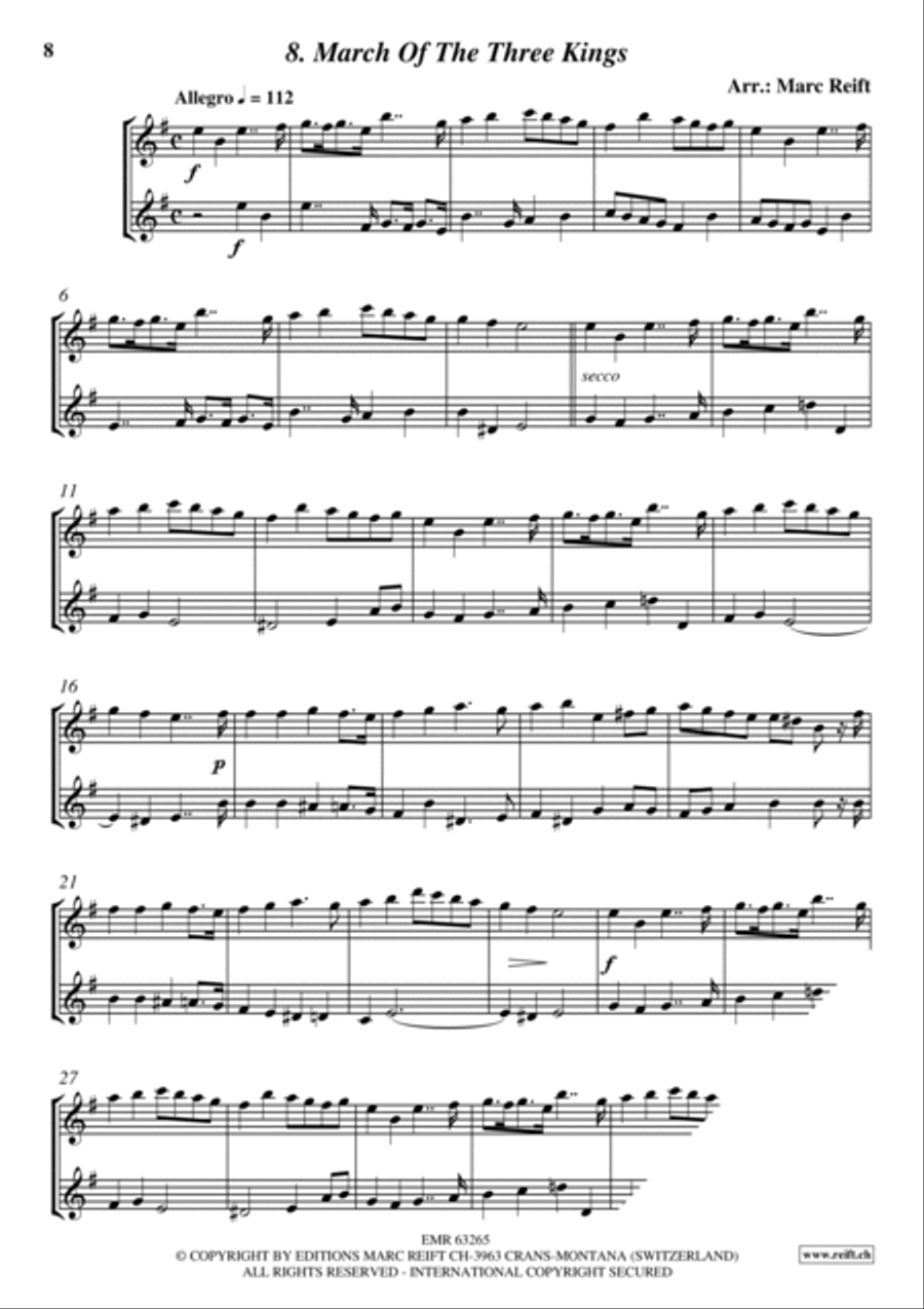 35 Easy Christmas Duets 35 Easy Christmas Duets Violin scores gallery preview page 8