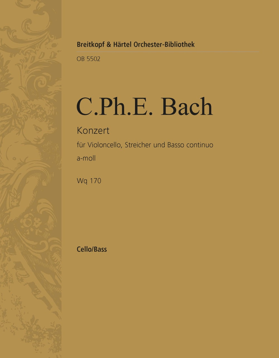 Violoncello Concerto in A minor Wq 170
