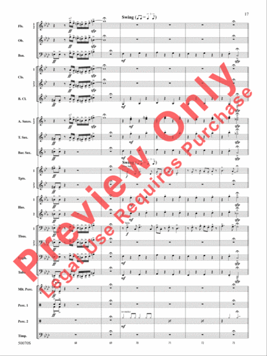 Fantastic Beasts -- The Secrets of Dumbledore Concert Band scores gallery preview page 18