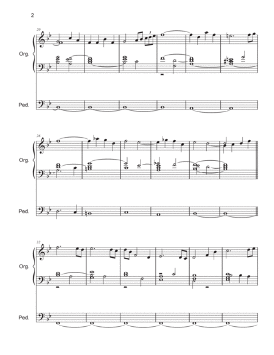 Meditation for a Spring Morn for organ by Mark Andersen Organ Solo scores gallery preview page 3