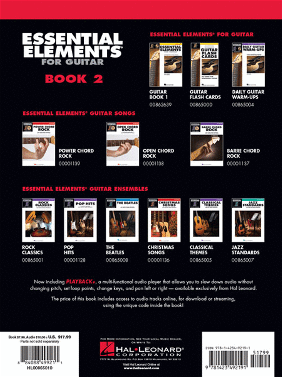 Essential Elements for Guitar – Book 2 Guitar scores gallery preview page 8