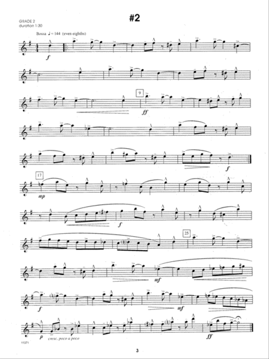 Jazz Solos For Alto Sax, Volume 2 Alto Saxophone scores gallery preview page 3