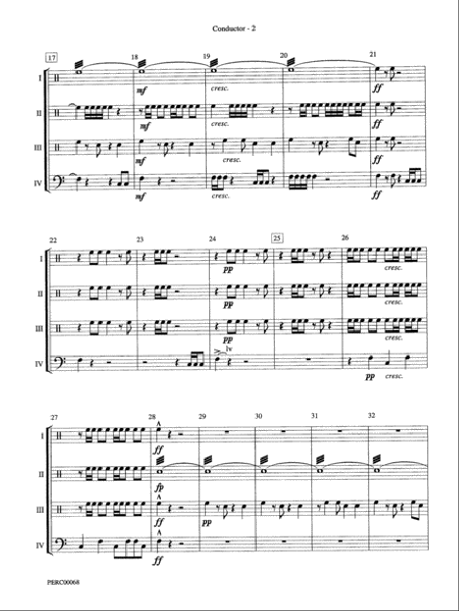 Dimensions III: Score Dimensions III: Score Percussion Ensemble scores gallery preview page 2