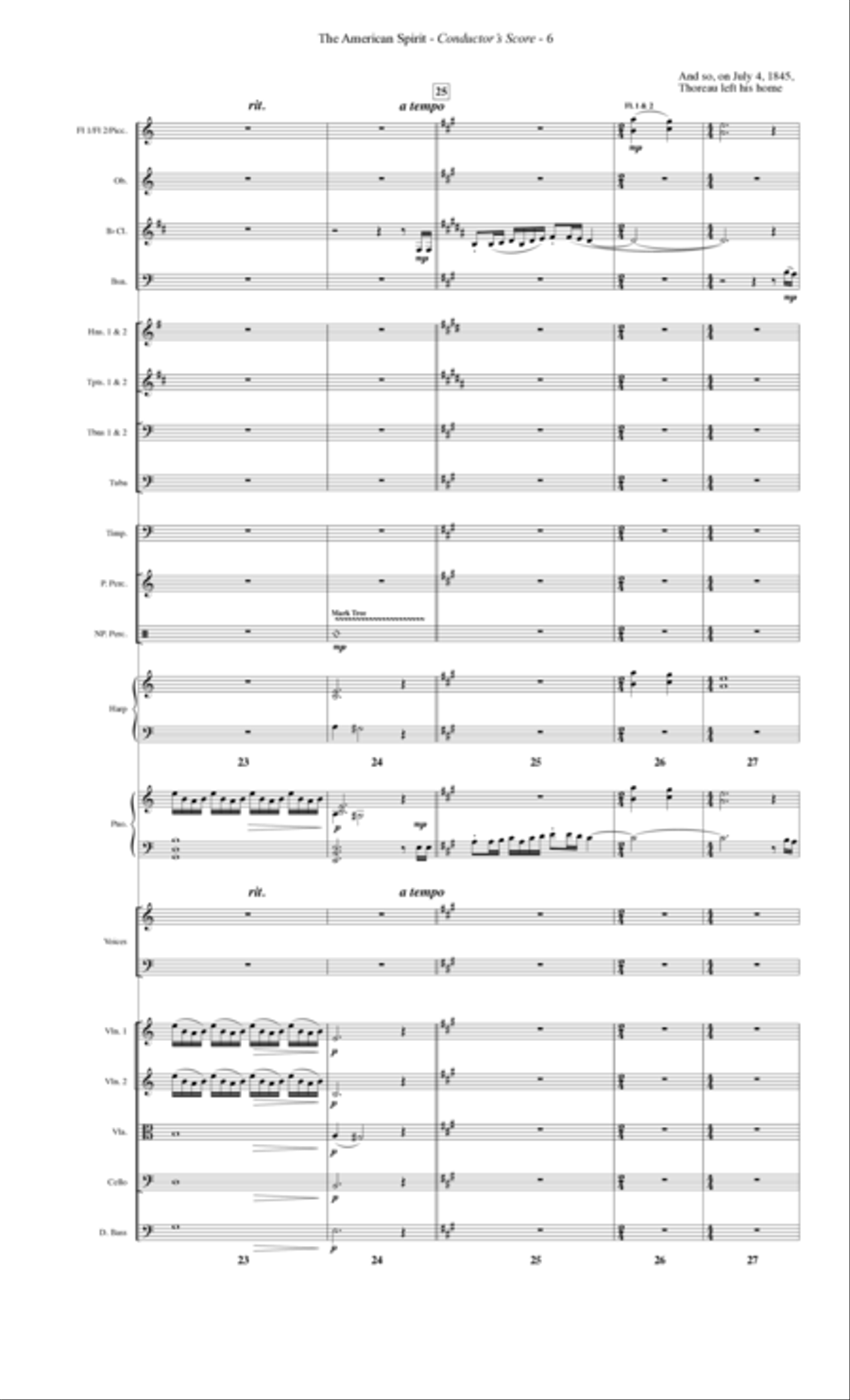 The American Spirit - Score Choir scores gallery preview page 6
