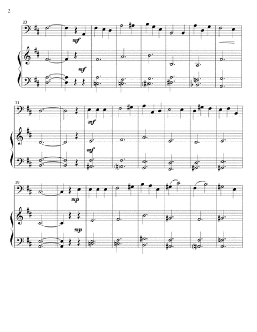Papa's New Shoes - Bassoon-Piano Bassoon scores gallery preview page 2