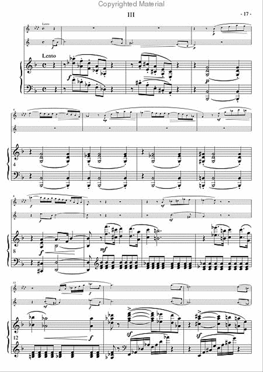 Trio in D Clarinet scores gallery preview page 4