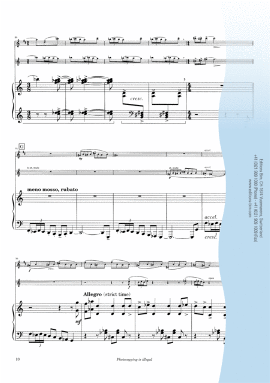 B'Shertah B'Shertah Clarinet scores gallery preview page 9