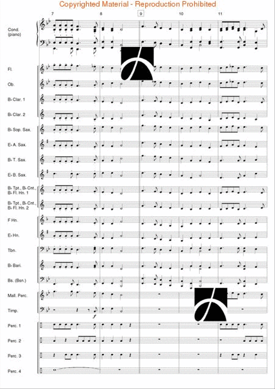 Band Time Christmas Concert Band scores gallery preview page 56