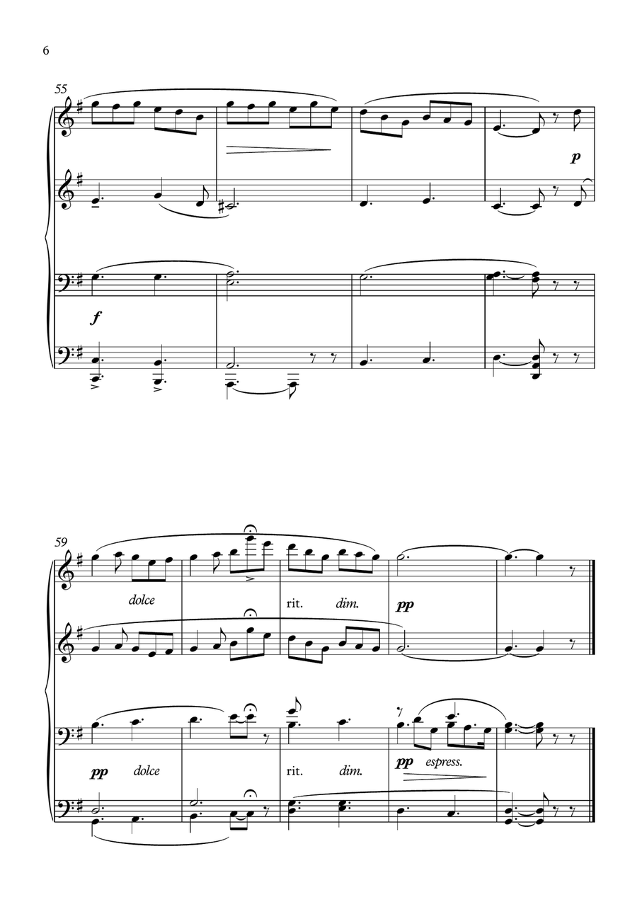Piano duets 4 hands Preludes by R Hahn 1 Piano, 4-Hands scores gallery preview page 6