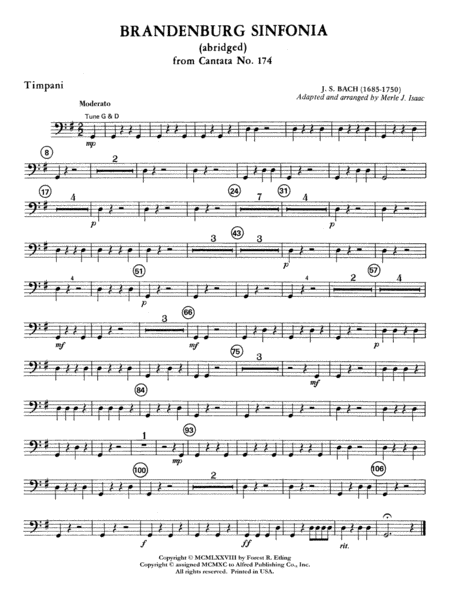 Brandenburg Sinfonia: Timpani