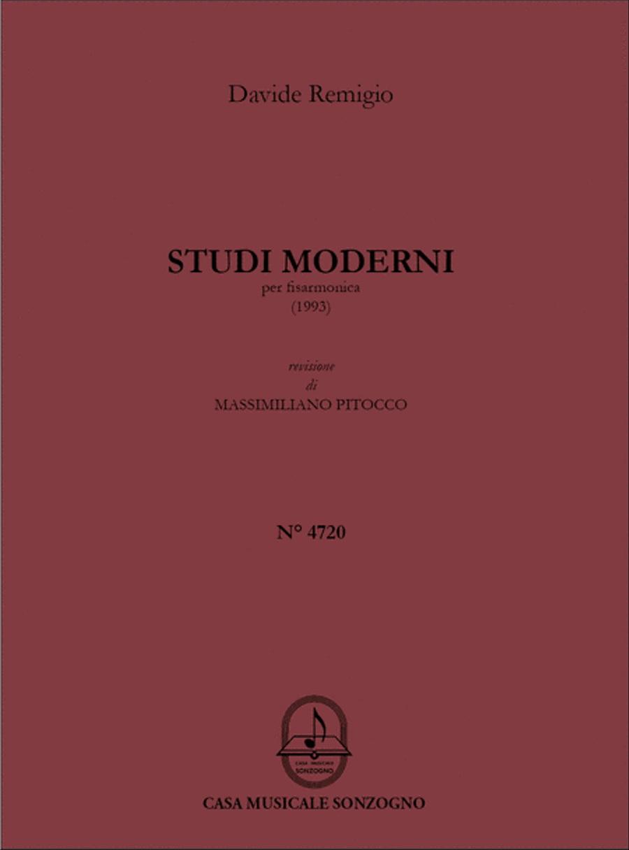 Studi moderni Accordion scores gallery preview page 1