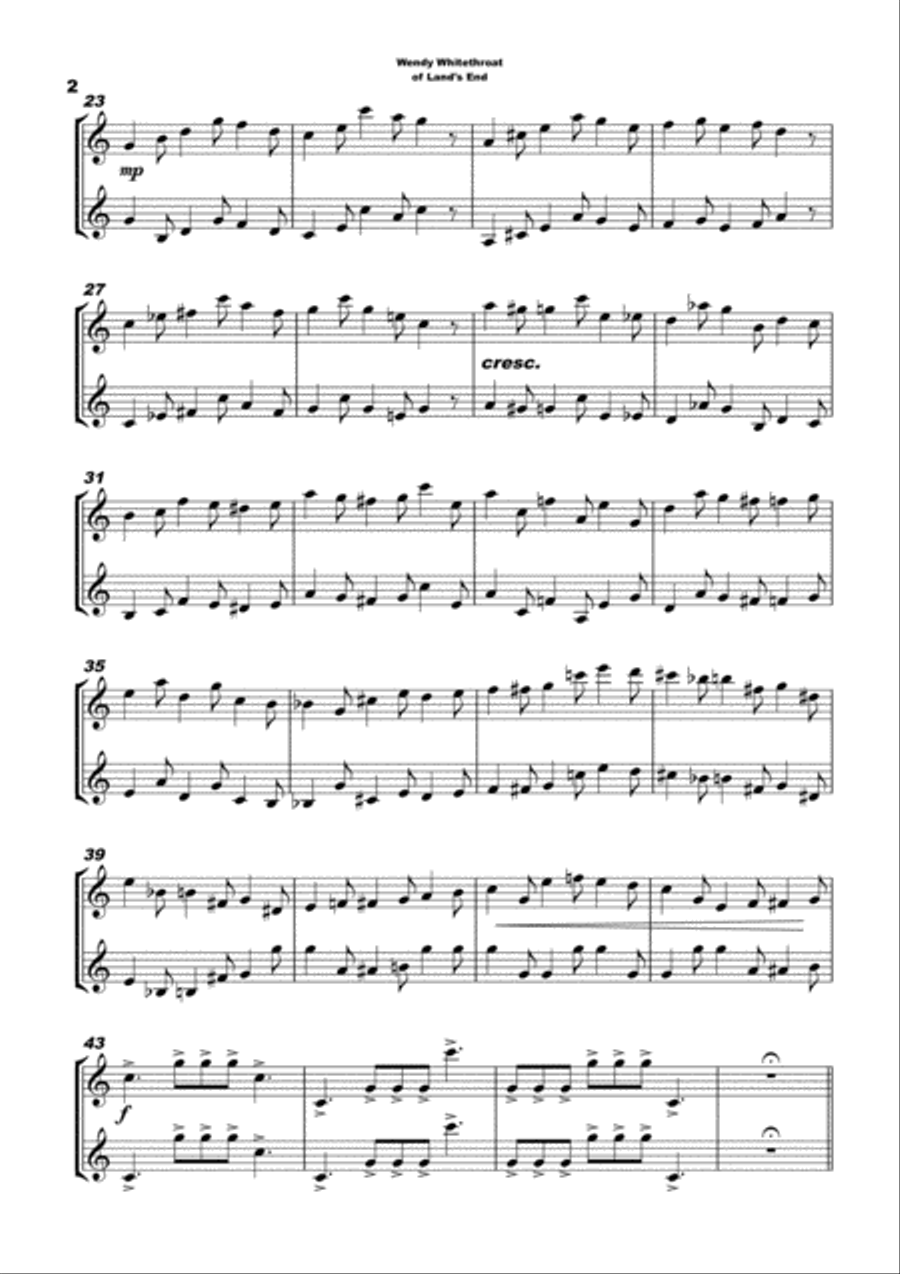 6 Concert Duets for Violin in a Classical Style String Duet scores gallery preview page 6