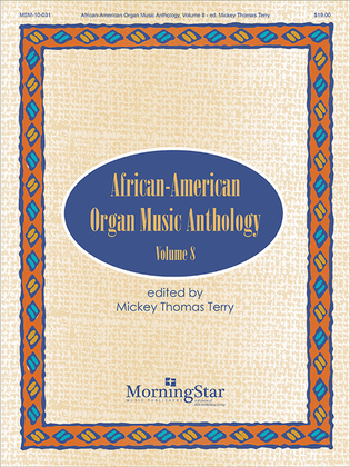 Book cover for African-American Organ Music Anthology, Volume 8